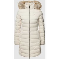 Tommy Jeans Daunenmantel mit Label-Stitching in Offwhite, Größe L von Tommy Jeans