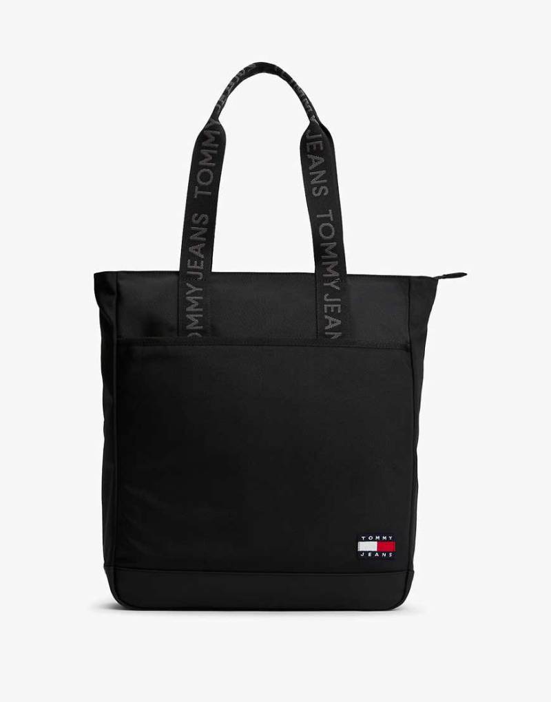 Tommy Jeans - Essential - Tragetasche in Schwarz mit Logoriemen Tommy Jeans - Essential - Tragetasche in Schwarz mit Logoriemen von Tommy Jeans