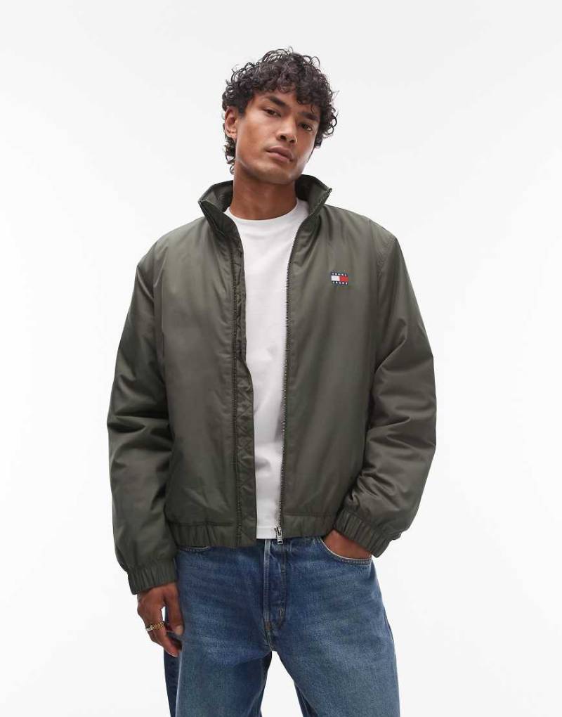 Tommy Jeans - Essential - Wattierte Jacke in Dunkelgrün von Tommy Jeans