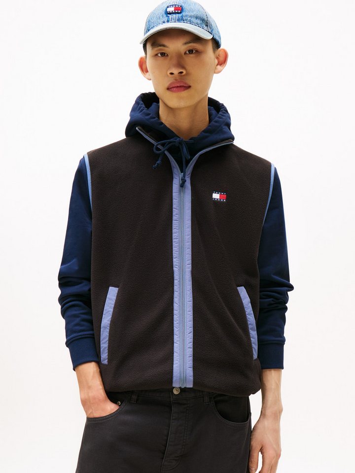 Tommy Jeans Fellimitatweste TJM REG POLAR FLEECE VEST EXT Mit Rundhalsausschnitt von Tommy Jeans