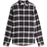 Tommy Jeans Flanellhemd mit Karomuster und Flag-Stickerei, Regular Fit in L von Tommy Jeans