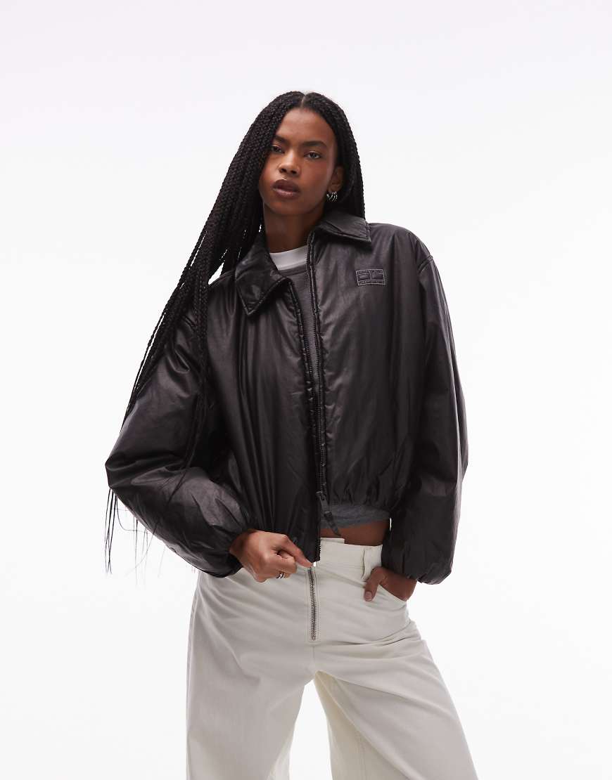 Tommy Jeans - Geschmeidige Bomberjacke in Schwarz Tommy Jeans - Geschmeidige Bomberjacke in Schwarz von Tommy Jeans