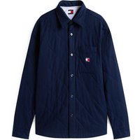 Tommy Jeans Gestepptes Baumwoll-Overshirt mit Aufnäher und Brusttasche in L von Tommy Jeans