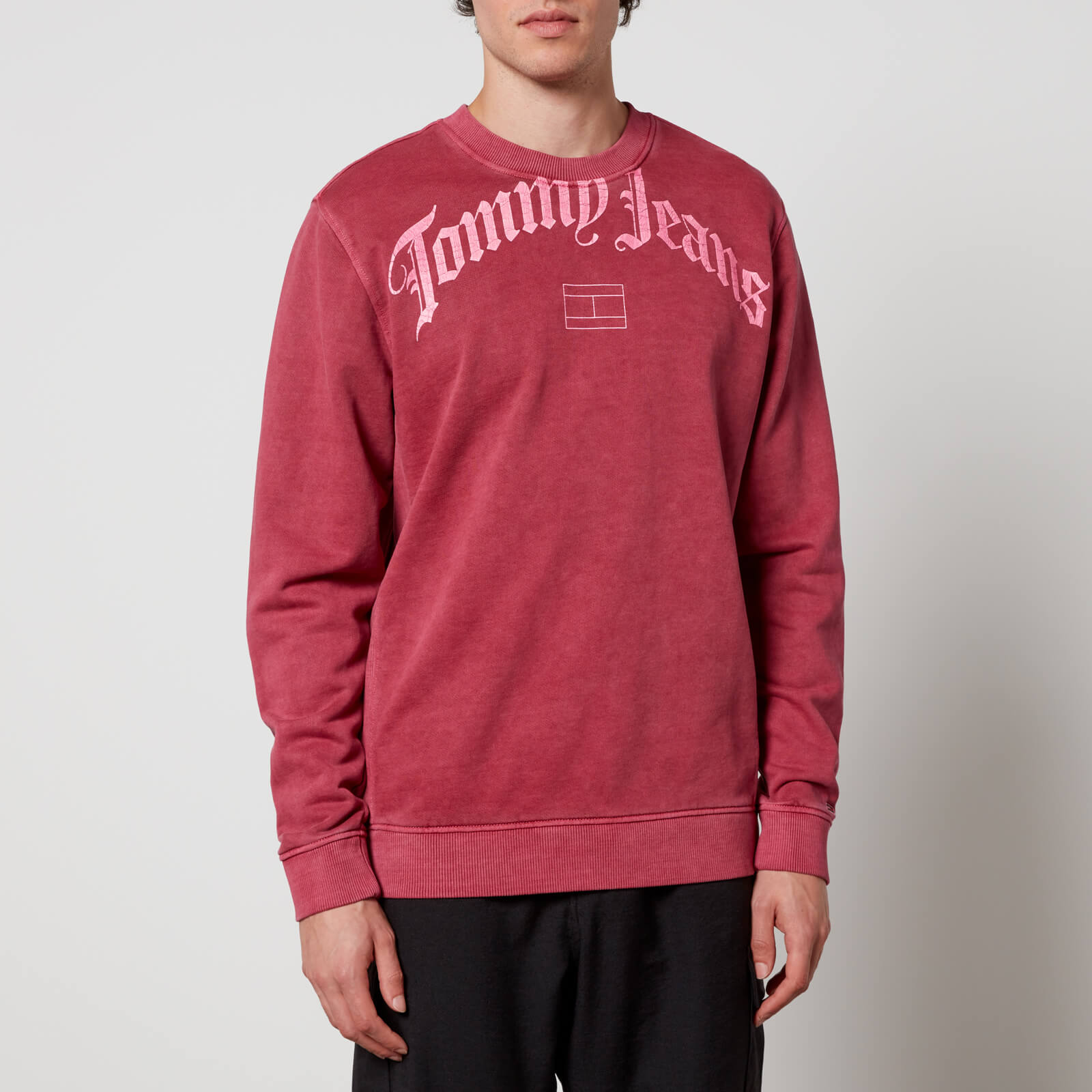 Tommy Jeans Grunge Archive Cotton-Jersey Sweatshirt - L von Tommy Jeans