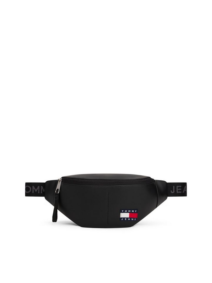 Tommy Jeans Gürteltasche TJM ESS DAILY PU BUMBAG, Unisex Crossoverbag, Minibag mit Flaggen-Aufnäher von Tommy Jeans