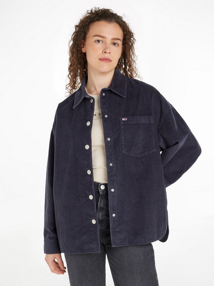 Tommy Jeans Hemdbluse TJW WASHED CORD OVERSHIRT EXT aus Cord, modisches Overshirt von Tommy Jeans