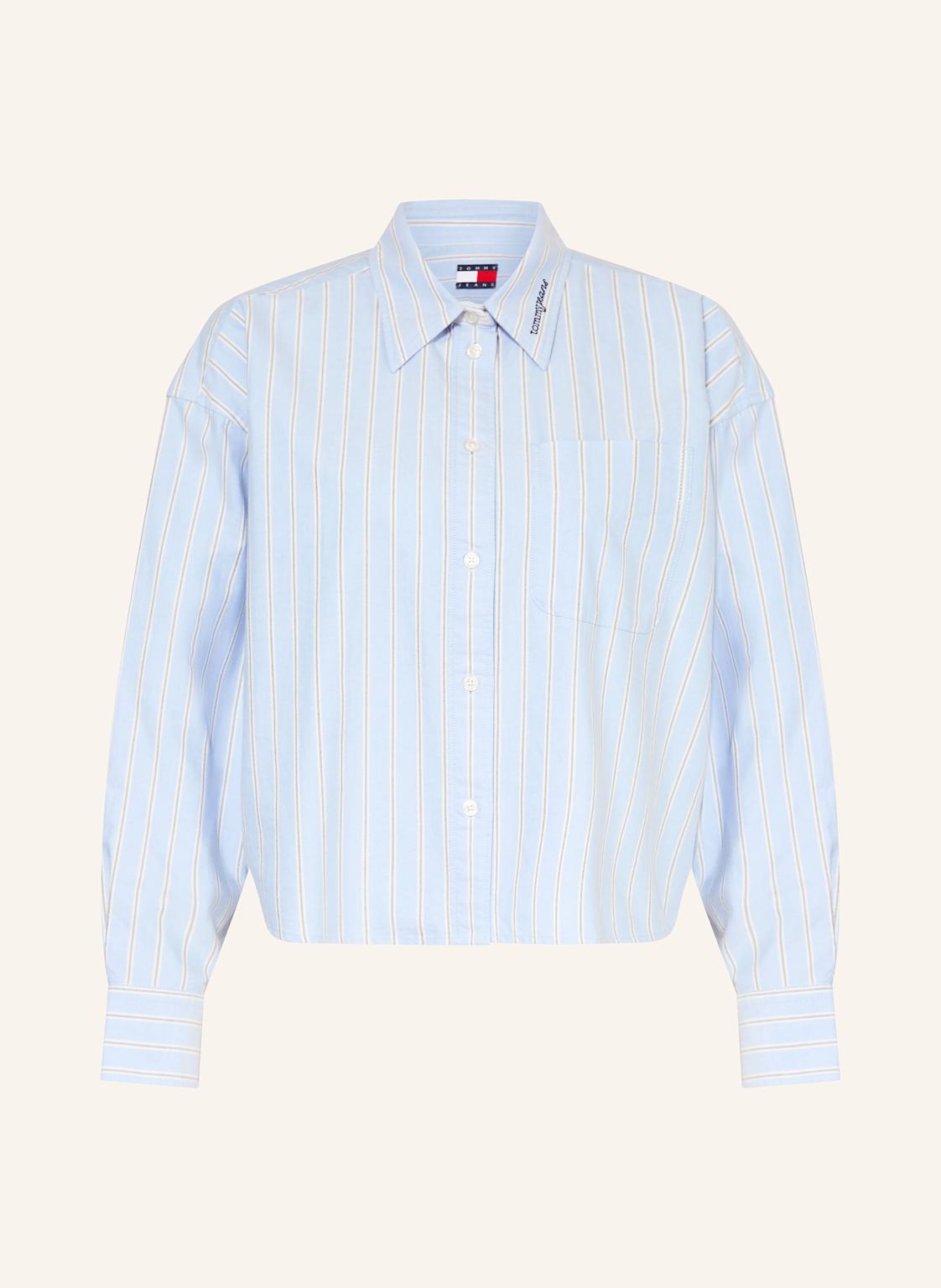 Tommy Jeans Hemdbluse blau von Tommy Jeans