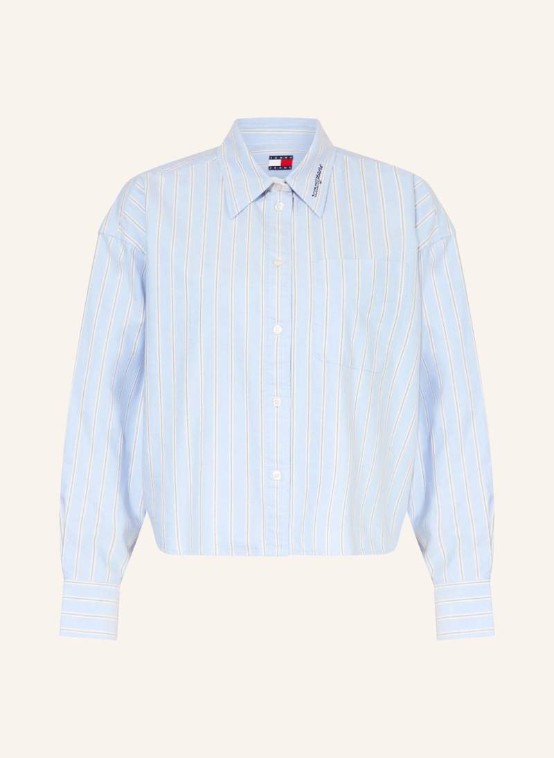 Tommy Jeans Hemdbluse blau von Tommy Jeans