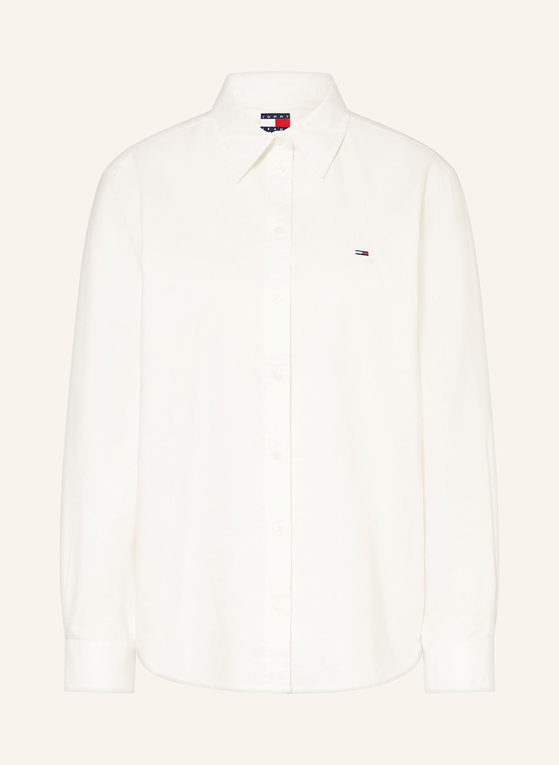 Tommy Jeans Hemdbluse weiss von Tommy Jeans