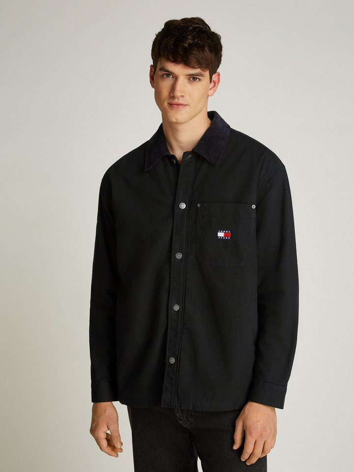 Tommy Jeans Hemdjacke TJM CANVAS-CORD OVERSHIRT EXT mit angerauter weichen Innenseite Tommy Jeans Hemdjacke TJM CANVAS-CORD OVERSHIRT EXT mit angerauter weichen Innenseite von Tommy Jeans