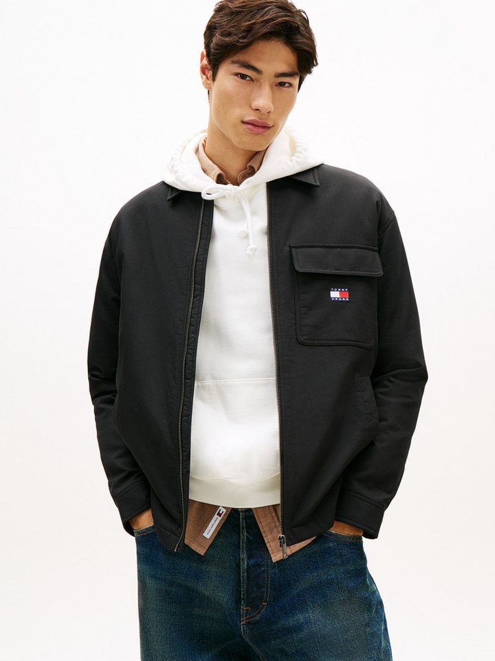 Tommy Jeans Hemdjacke TJM PADDED TECH CORD Overshirt, lockere Form, wattiert von Tommy Jeans