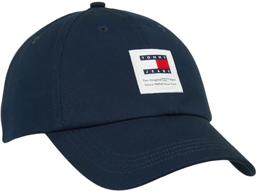 Tommy Jeans Herren Cap Modern Patch Basecap, Blau (Dark Night Navy), Einheitsgröße von Tommy Jeans