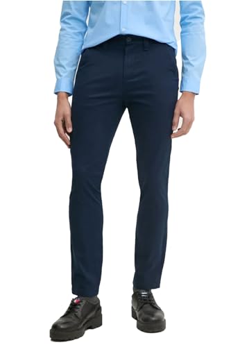 Tommy Jeans Herren Chino Hose Austin Slim Fit, Blau (Dark Night Navy), 32W/31L von Tommy Jeans