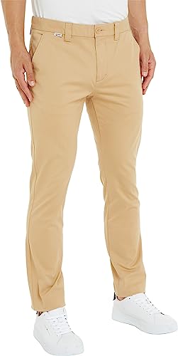 Tommy Jeans Herren Chinos Austin Stretch, Beige (Tawny Sand), 32W / 34L von Tommy Jeans