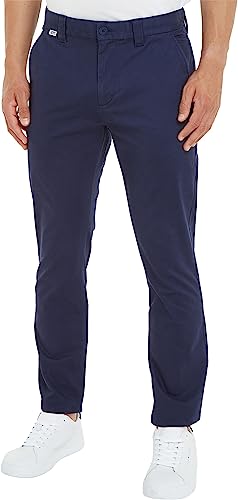 Tommy Jeans Herren Chinos Austin Stretch, Blau (Twilight Navy), 28W / 30L von Tommy Jeans