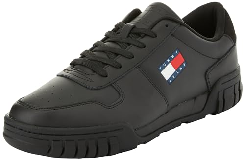 Tommy Jeans Herren Cupsole Sneaker Schuhe, Schwarz (Black), 42 EU von Tommy Jeans