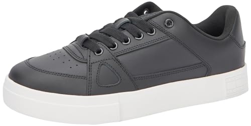 Tommy Jeans Herren Cupsole Sneaker Vulcanized Foxing Flag Schuhe, Schwarz (Black), 45 EU von Tommy Jeans