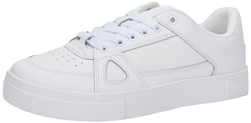 Tommy Jeans Herren Cupsole Sneaker Vulcanized Foxing Flag Schuhe, Weiß (White), 40 EU von Tommy Jeans