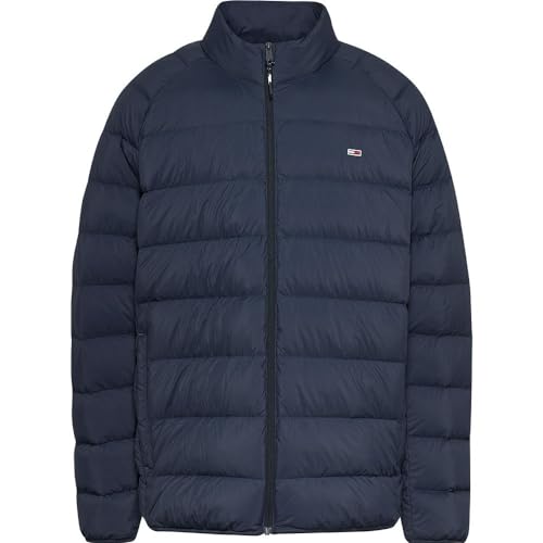 Tommy Jeans Herren Daunenjacke Essential Light Down Jacket Winter, Blau (Dark Night Navy), XXXL von Tommy Jeans