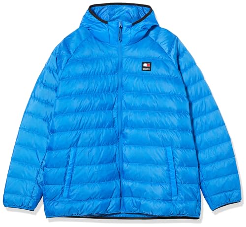 Tommy Jeans Herren Daunenjacke Hooded Light Down Jacket Winter, Blau (Meridian Blue), 6XL von Tommy Jeans