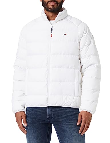 Tommy Jeans Herren Daunenjacke Light Winter, Weiß (White), XS von Tommy Jeans