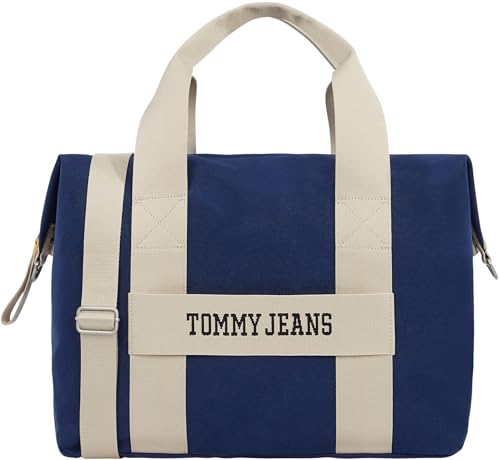 Tommy Jeans Herren Duffle Bag Tasche Retro Cool Weekender, Blau (Velvet Blue), Einheitsgröße von Tommy Jeans