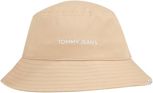 Tommy Jeans Herren Fischerhut Bucket Hat, Beige (Tawny Sand), Einheitsgröße von Tommy Jeans