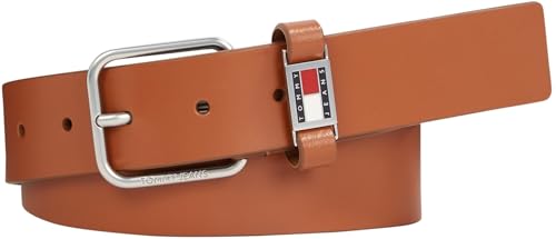 Tommy Jeans Herren Gürtel Scanton 3.5 Ledergürtel, Braun (Cognac), 90 cm von Tommy Jeans