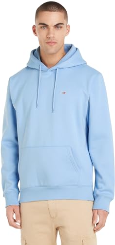 Tommy Jeans Herren Hoodie TJM Regular mit Kapuze, Blau (Moderate Blue), M von Tommy Jeans