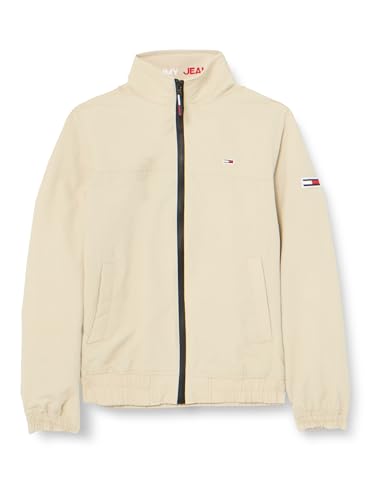 Tommy Jeans Herren Jacke TJM Essential Übergangsjacke, Beige (Savannah Sand), XXL von Tommy Jeans