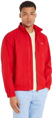 Tommy Jeans Herren Jacke Übergangsjacke, Rot (Deep Crimson), L von Tommy Jeans