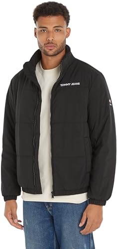 Tommy Jeans Herren Jacke Übergangsjacke, Schwarz (Black), XXL von Tommy Jeans