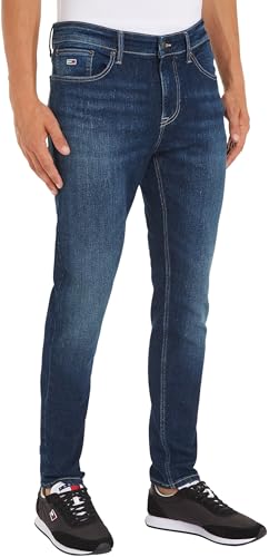 Tommy Jeans Herren Jeans Austin Slim Fit, Blau (Denim Dark), 29W/32L von Tommy Jeans