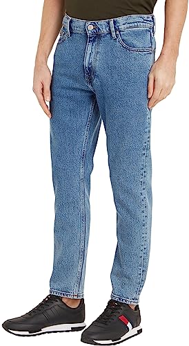 Tommy Jeans Herren Jeans Dad Jean Regular Tapered Stretch, Blau (Denim Medium), 31W / 32L von Tommy Jeans