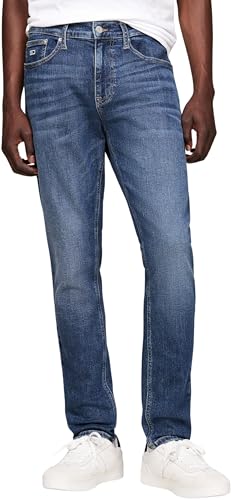 Tommy Jeans Herren Jeans Hose Austin Slim Fit, Blau (Denim Dark), 31W/36L von Tommy Jeans