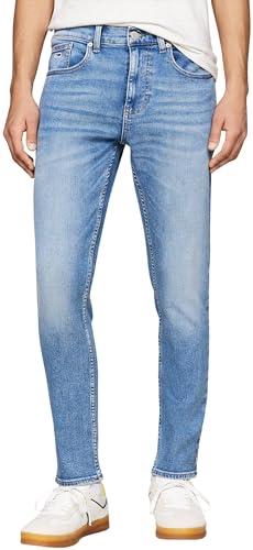 Tommy Jeans Herren Jeans Hose Austin Slim Fit, Blau (Denim Medium), 36W/36L von Tommy Jeans