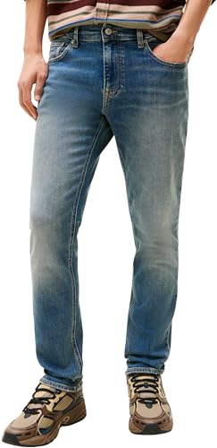 Tommy Jeans Herren Jeans Hose Scanton Slim Fit, Blau (Denim Dark), 32W/31L von Tommy Jeans