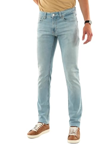 Tommy Jeans Herren Jeans Hose Scanton Slim Fit, Blau (Denim Light), 29W/36L von Tommy Jeans