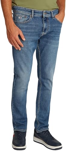 Tommy Jeans Herren Jeans Hose Scanton Slim Fit, Blau (Denim Medium), 30W/36L von Tommy Jeans