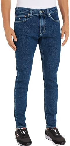 Tommy Jeans Herren Jeans Hose Scanton Slim Fit, Blau (Denim Medium), 31W/34L von Tommy Jeans