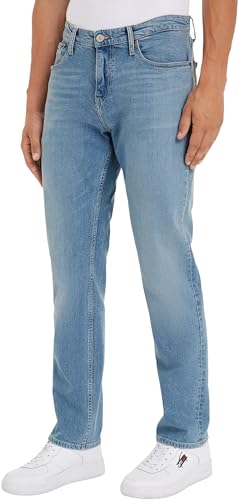 Tommy Jeans Herren Jeans Regular Fit, Blau (Denim Medium), 32W/34L von Tommy Jeans