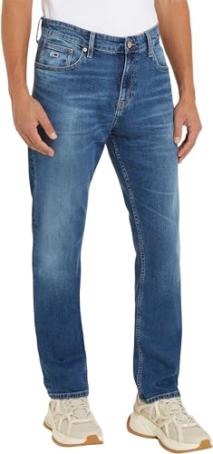 Tommy Jeans Herren Jeans Ryan Rglr Strght Bh5152 Straight Leg, Blau (Denim Dark), 28W/36L von Tommy Jeans