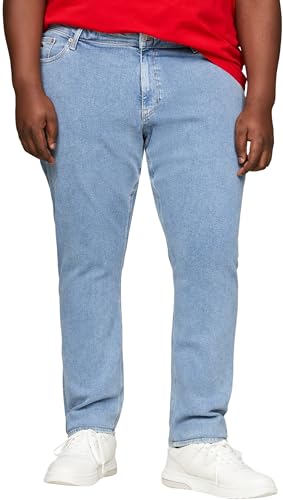 Tommy Jeans Herren Jeans Scanton Plus Straight Fit, Blau (Denim Medium), 44W/32L von Tommy Jeans