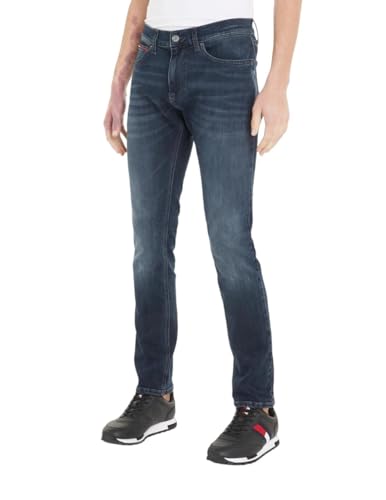 Tommy Jeans Herren Jeans Scanton Slim Stretch, Blau (Denim Dark), 31W / 32L von Tommy Jeans