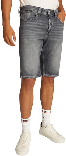 Tommy Jeans Herren Ronnie Bi0177 Dm0dm20946 Shorts Mit 5 Taschen, Denim (Denim Black), 30W EU von Tommy Jeans