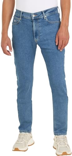 Tommy Jeans Herren Jeans Simon Skinny Fit, Blau (Denim Medium), 33W/30L von Tommy Jeans