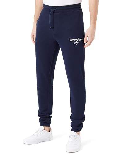 Tommy Jeans Herren Jogginghose Lang, Blau (Dark Night Navy), L von Tommy Jeans