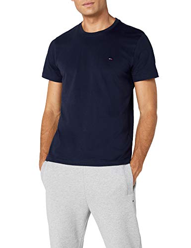 Tommy Jeans Herren Original Crew Neck Kurzarm T-Shirt Blau X-Large von Tommy Jeans