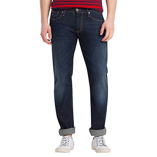 Tommy Jeans Herren Original Ryan-DM0DM04382 Straight Jeans, Blau (DARK COMFORT 933), W27/L32 von Tommy Jeans