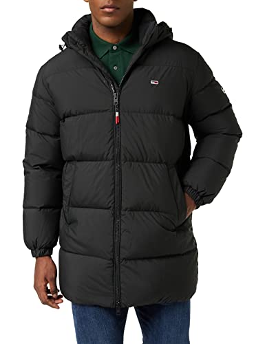 Tommy Jeans Herren Parka Essential Down Winter, Schwarz (Black), XXL von Tommy Jeans